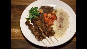 Read more about the article Sour chicken kebab in persian style with navab – جوجه ترش با کته –