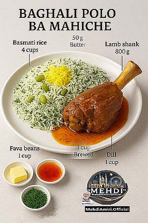 Read more about the article طرز تهیه خوشمزه ترین باقالی پلو با ماهیچه با تمام نکات مفید و لازم 🌹😍🙏