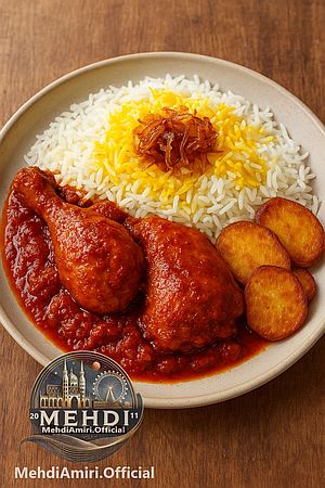 Read more about the article خورشت مرغ با رب گوجه و سیب‌زمینی (سبک ایرانی)💖😍🌹